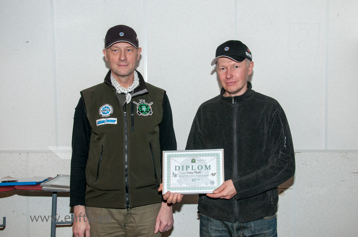 0212   category Springer III place   Andres Mikfelt 16 points out of 40